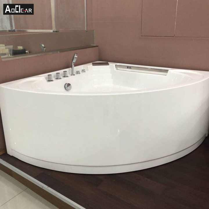 Triangular Spa Corner Standard Whirlpool Bath Tub Bathtubs