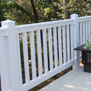 Rampe d'<span class=keywords><strong>escalier</strong></span> intérieure, rampe en vinyle personnalisée, rampe pour terrasse extérieure en <span class=keywords><strong>PVC</strong></span> - Product Image 6
