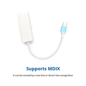 10/100Mbps USB2.0 Có Dây Card Mạng Loại C RJ-45 Phổ Thông Minh Tự Động Nhận Dạng Bên Ngoài Ethernet Máy Tính Xách Tay Cổ - Product Image 4