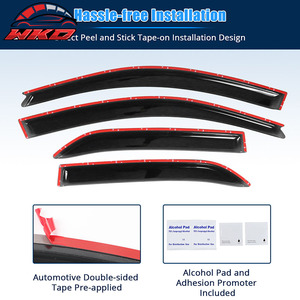 Viseras Acrílicas para Ventanas de Mitsubishi Lancer 02-07, 4 Piezas, Protección Contra Sol y Lluvia - Product Image 5