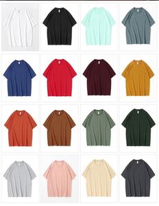 Heavy Weight Design Your Own Logo Custom 240Grams 100% Cotton <b>T</b>-Shirt Round Neck Drop Shoulder Oversized <b>T</b> Shirts for Men - Product Image 3