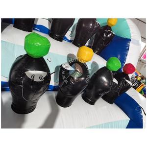 Jeu de lancer d'anneaux gonflable interactif commercial <span class=keywords><strong>Mini</strong></span> Seals Hoopla pour événements et fêtes, pour enfants et adultes, prix usine - Product Image 4