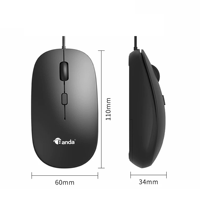 Ensemble clavier et souris de jeu filaire USB K10S pas cher, 104 touches, ergonomique, étanche, ultra fin, 2.4G pour le bureau