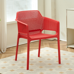 Silla <span class=keywords><strong>de</strong></span> Comedor Apilable, Portátil, Impermeable, <span class=keywords><strong>de</strong></span> PP Negro Moderno, para Hogar, Oficina y Baño - Product Image 5