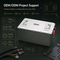 Batterie LiFePO4 semi-solide JREPower à décharge profonde 72V/48V/36V 105AH-300AH pour voiturettes de golf électriques, 6000 cycles, chargeur rapide