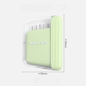 Portable Simple Durable Magnetic Needle <b>Storage</b> <b>Box</b> with Pin Holder Sewing Accessory for Hand Sewing and Embroidery - Product Image 6
