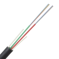 Cable de fibra óptica de alta calidad 12 24 48 Core Cable de fibra óptica aéreo para exteriores ADSS ASU