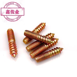 Vis à double extrémité Xinjunye, boulons de meubles zingués, modèle 88, quincaillerie pour l'ameublement domestique - Product Image 1