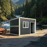 FLKT Villa Modulaire Préfabriquée Économique en Gros Prête à l'Expédition, Maison Conteneur Pliante et Cabine Compacte