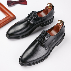 Mocassins de luxe pour hommes en cuir PU noir, chaussures de mariage, livraison directe, grandes tailles, chaussures de bureau pour l'automne - Product Image 1