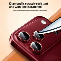 Protection d'objectif d'appareil photo pour iPhone 18 Pro Max en verre trempé ultra mat anti-reflets, anti-traces de doigts, anti-rayures et anti-chocs