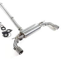 Échappement à soupapes haute performance professionnel 2011-2016 pour Countryman 1.6T R60 en acier inoxydable 304 finition miroir Catback