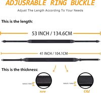 Correas de Neopreno Negras de 3.2cm de Ancho para Cámara, Correas de Hombro y Cuello de Liberación Rápida para iPad, DSLR, Binoculares
