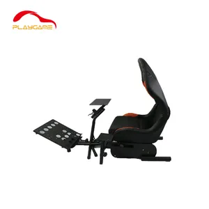 Simulador de carreras de Negro-para todas las ruedas está mejor extrema Simracing modelos SPRO SXT plegable asiento para inclinación ajustable