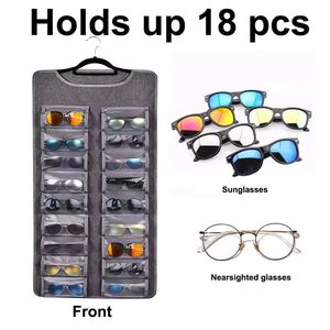 2026 Hot Visible Quality Multi Pockets <b>Glasses</b> Storage <b>Rack</b> Jewelry Storage Bag Closet Hanging Storage Bag for Bedroom - Product Image 5