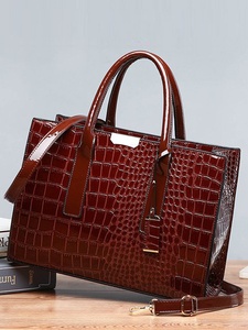 Borsa Tote da donna con motivo a <span class=keywords><strong>coccodrillo</strong></span> stile <span class=keywords><strong>europeo</strong></span> americano chiusura a cerniera nuova generazione transfrontaliera di tendenza del commercio estero globale - Product Image 2