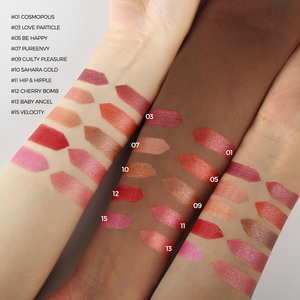 ลิปสติกเนื้อลิควิดสีชมพู Anglicolor บำรุงริมฝีปากด้วยวิตามิน C & E กันน้ำ ติดทนนาน เนื้อแมตต์และกลอสซี่ สำหรับผู้หญิง สูตรวีแกน 4 กรัม - Product Image 5