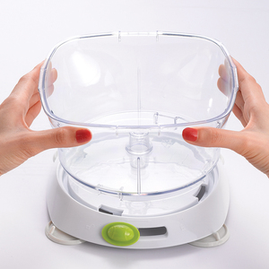 Trung Quốc Nhà Cung Cấp Thời Trang Abs Có Thể Khóa Nắp Trên Màu Xanh Lá Cây Xoay Phô Mai Nhanh Chóng Để <span class=keywords><strong>Chop</strong></span> Tabletop Rau <span class=keywords><strong>Slicer</strong></span> - Product Image 3