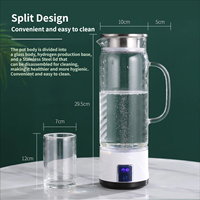 Jarra de Agua Hidrogenada Electrolizada Inteligente SPE PEM de 1L y 1600ppb