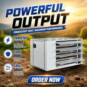 <span class=keywords><strong>Calentador</strong></span> <span class=keywords><strong>de</strong></span> Aire <span class=keywords><strong>de</strong></span> 50KW y 170000BTU para Interiores, <span class=keywords><strong>de</strong></span> Combustión Indirecta, a <span class=keywords><strong>Gas</strong></span> <span class=keywords><strong>Natural</strong></span>, para Fábricas, Almacenes e Invernaderos, Superventas - Product Image 3