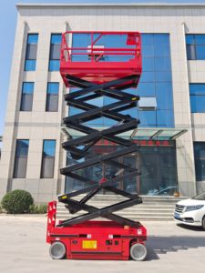 EVERLIFT 450KG 자체 추진 가위 작업 플랫폼 가위 플랫폼 작업 높이 8000mm/10000mm 최우수 판매자 - Product Image 6