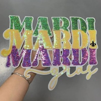 MARDI Patchs en tissu thermocollants brodés de sequins, activés par la chaleur, vente en gros pour vêtements/sacs |   DIY professionnel en 3 minutes