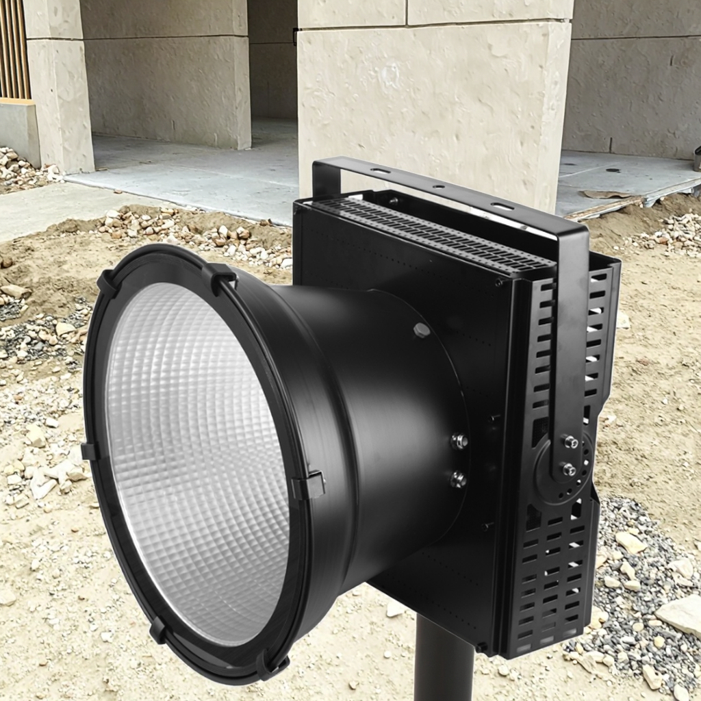 70000 Lumen 500 W 700Watt 600W Ip66 Outdoor Patio Rotating Led Flood Light for Shooting Range Construction Wall Mount