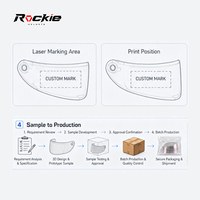Visière de casque de moto en polycarbonate moulée par injection personnalisée avec revêtement miroir REVO rigide OEM ODM Toutes tailles