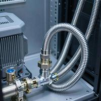 Tuyau flexible métallique personnalisable en acier inoxydable SS316 DN65 (2,5 po) 150LB à extrémité soudée pour centrale électrique, directement de l'usine