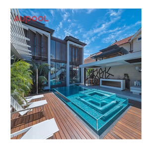 Proveedores China Acrílico transparente al aire libre Jet Shell Inground Fibra de vidrio Swim Spa Piscina - Product Image 1