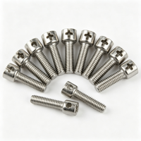 Vis de machine en acier noir M6/M8 et boulons perforés (Classe 10.9 et 12.9) longueur 10 mm pour applications de boîtes électriques et de capuchons