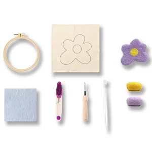 Kit de produtos artesanais para decoração de casa DIY, agulha acrílica para parede de parede