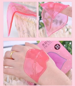 <span class=keywords><strong>Masque</strong></span> Lèvres Coréen Hydratant et Apaisant en Tissu au Collagène de Rose Bio, Personnalisé en Usine, Soin de la Peau Multicolore - Product Image 5