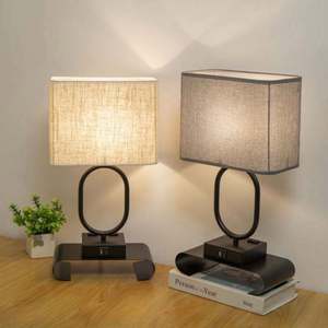 Multi-functional <b>Desk</b> <b>Lamp</b> Double <b>USB</b> A+C Charging Touch Three Dimming Hotel Project Light - Product Image 2