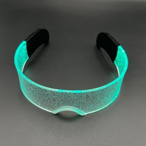 Lunettes <span class=keywords><strong>punk</strong></span> Gestational LED Technology Lunettes en acrylique brillant avec croix de fête de festival de musique pour les vacances de Noël - Product Image 5