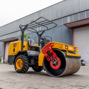 Rouleau compacteur de 3,5 tonnes avec pneus combinés pour mini-route - Product Image 5