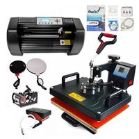 Traceur de découpe 365 mm pour sublimation, presse à chaud 5-en-1 pour T-shirts, machine de découpe de vinyle