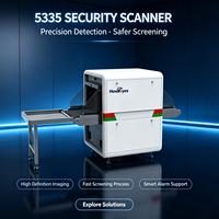 Scanner de bagages à rayons X Hawkeyes à faible rayonnement, durable, 510x324mm, tunnel, équipement de sécurité commercial extérieur, 1.0mm