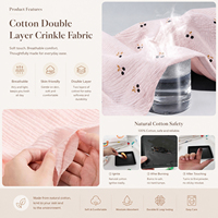 Tissu en mousseline de coton naturel respirant pour vêtements, robes, chemisiers – Vente en gros de tissu en mousseline de coton type toile de jute
