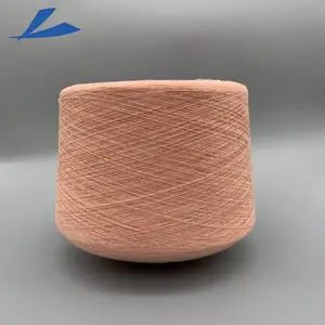 Dyed Polyester Yarn Cheap Wool Like Yarn Polyester/PBT NE 26.5/2 Dyed Core Spun Sweater Yarn For Knitting