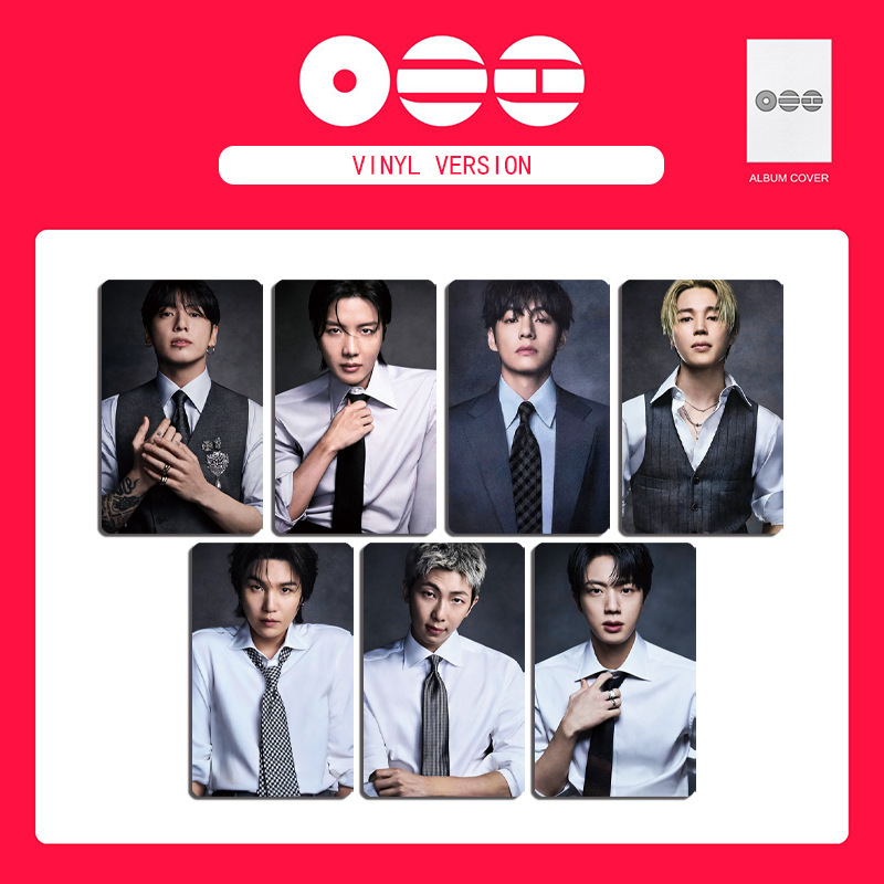 7Pcs/Set Kpop Taehyung Jimin Suga ARIRANG Album UMS WVS Ver Selfie