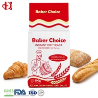 Levain sec instantané actif à fermentation rapide Halal Bakery Choice 450g, 500g pour la pâte à pizza, à pain et à pâtisserie