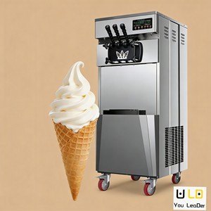 Máquina Vertical Automática de Helado Suave de 3 Sabores, Acero Inoxidable, Certificación CE, Uso Rudo para Restaurantes y Cafeterías - Product Image 6