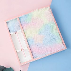 Nouveau carnet en velours rose licorne fantaisie de dessin animé, carnet doux pour fille, design coloré et mignon, carnet quotidien licorne - Product Image 2