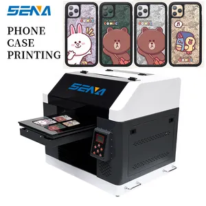 Best New Products Of Desktop Uv Printer With Two XP600 Printer Head Five Color Printing Various Object Phone cases PVC cards