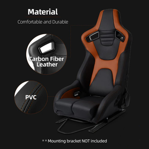 JIABEIR 1095 Universal Driver Car Leather regolabile Sport Simulator manifattura all'ingrosso Memory Soft Foam Sim Racing Seat - Product Image 2