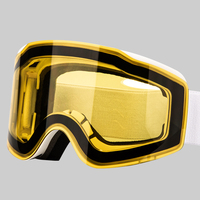 Lunettes de sport sans monture ANLORR pour snowboard, anti-buée, lunettes de ski pour hommes et femmes, logo personnalisé