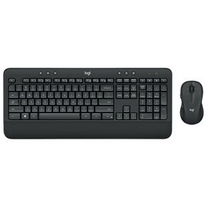 Ensemble <span class=keywords><strong>clavier</strong></span> et <span class=keywords><strong>souris</strong></span> sans fil <span class=keywords><strong>Logitech</strong></span> MK540 Advanced, frappe silencieuse, taille standard, longue durée de vie de la batterie, pour le travail de bureau professionnel - Product Image 1