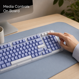 <span class=keywords><strong>Clavier</strong></span> mécanique sans fil rétroéclairé K98M avec interrupteurs Marble Hot Swap, Bluetooth, USB Type-C, pour joueurs sur PC - Product Image 1