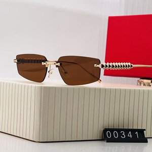 <span class=keywords><strong>2026</strong></span>年新作 高級デザイナーサングラス 小ぶりなリムレス ゴールドメタル合金眼鏡 ダイヤモンドカット ファッションサングラス - Product Image 4